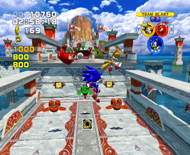 SONIC HEROES VIDEO GAME (SONY PLAYSTATION CD-ROM VIDEO GAME